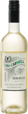 Castaño Casa Carmela Blanco Macabeo Полусухое Полусладкое Yecla 75 cl