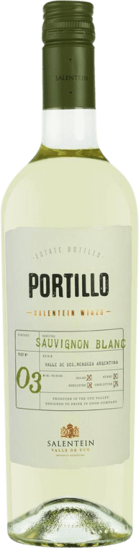 Бесплатная доставка | Белое вино El Portillo I.G. Valle de Uco Мендоса Аргентина Sauvignon White 75 cl