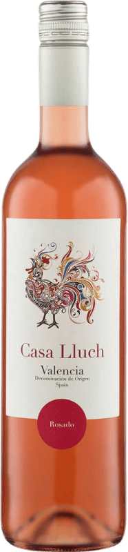 Envio grátis | Vinho rosé Enguera Casa Lluch Rosado D.O. Valencia Comunidade Valenciana Espanha Tempranillo 75 cl