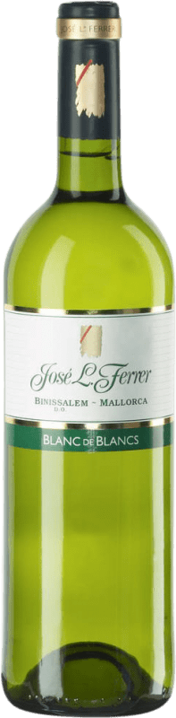 Envío gratis | Vino blanco José Luis Ferrer Blanc de Blancs I.G.P. Vi de la Terra de Mallorca Islas Baleares España 75 cl