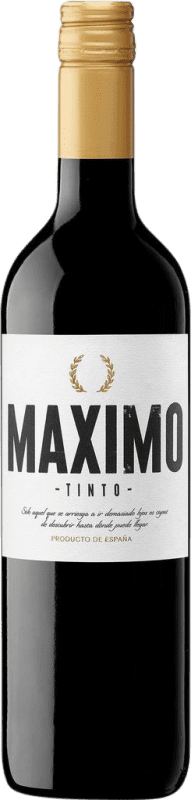 6,95 € | Vino Tinto Máximo D.O. La Mancha Castilla la Mancha España Tempranillo 75 cl
