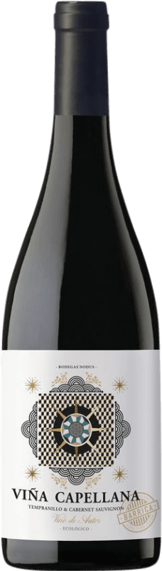 Free Shipping | Red wine Nodus Viña Capellana Tinto de Autor Barrica D.O. Utiel-Requena Valencian Community Spain Cabernet Sauvignon, Nebbiolo 75 cl