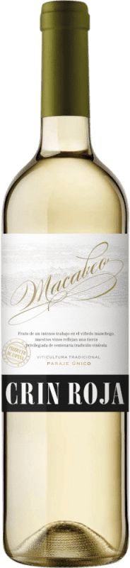 Free Shipping | White wine Ramón Roqueta Crin Roja Blanco I.G.P. Vino de la Tierra de Castilla Castilla la Mancha Spain Macabeo 75 cl