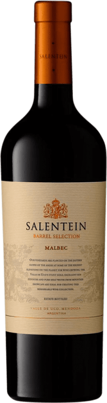 Free Shipping | Red wine Salentein Barrel Selection I.G. Valle de Uco Mendoza Argentina Malbec 75 cl