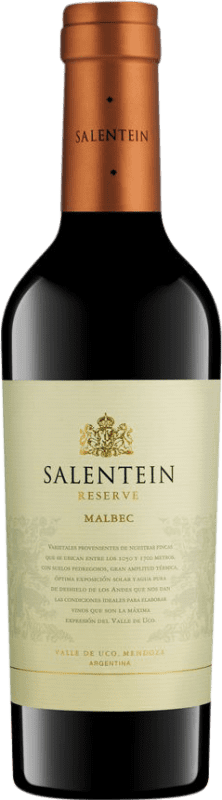 7,95 € Kostenloser Versand | Rotwein Salentein Barrel Selection I.G. Valle de Uco Halbe Flasche 37 cl