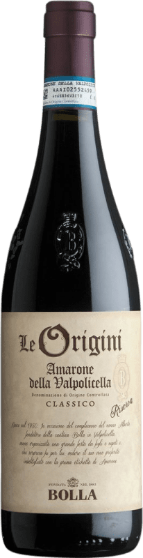 Spedizione Gratuita | Vino rosso Bolla Le Origini Classico Riserva D.O.C.G. Amarone della Valpolicella Venecia Italia Nebbiolo, Corvina 75 cl