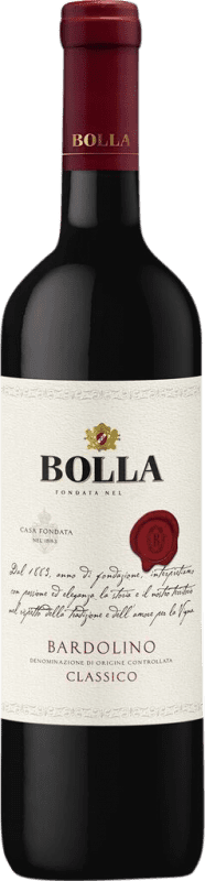 送料無料 | 赤ワイン Bolla クラシック D.O.C. Bardolino Venecia イタリア Nebbiolo — ネッビオーロ, Corvina — コルヴィーナ, Molinara — モリナーラ 75 cl