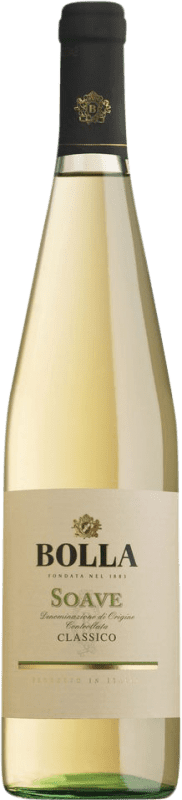 Spedizione Gratuita | Vino bianco Bolla Classico D.O.C. Soave Venecia Italia Nebbiolo, Garganega Piccola Bottiglia 25 cl