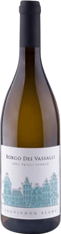 Envio grátis | Vinho branco Borgo dei Vassalli D.O.C. Friuli Isonzo Friuli-Venezia Giulia Itália Sauvignon Branca 75 cl