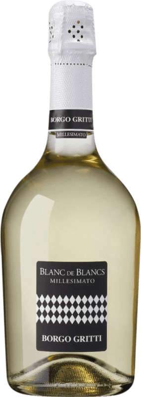 18,95 € 免费送货 | 白起泡酒 Borgo Molino Millesimato Blanc de Blancs Extra Dry 额外的干燥 I.G.T. Venezia