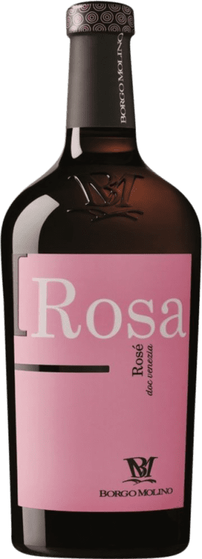 Envio grátis | Vinho Rosé Borgo Molino I Rosa Rosé I.G.T. Venezia Venecia Itália Cabernet Sauvignon, Raboso 75 cl