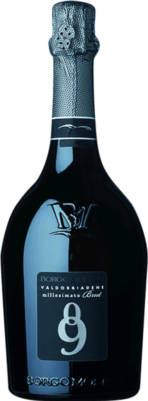 38,95 € Free Shipping | White Sparkling Wine Borgo Molino Cartizze Brut Millesimato, Superior D.O.C.G. Prosecco di Conegliano-Valdobbiadene