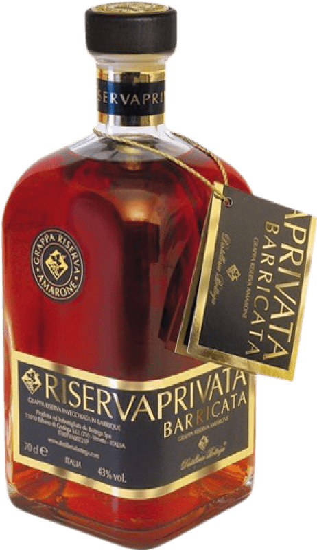 57,95 € Kostenloser Versand | Grappa Bottega Private Kollektion Holzfass, Reserve — Gereift I.G.T. Venezia