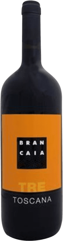 32,95 € 送料無料 | 赤ワイン Brancaia Tre Lagrein Merlot Rosso I.G.T. Toscana マグナムボトル 1,5 L