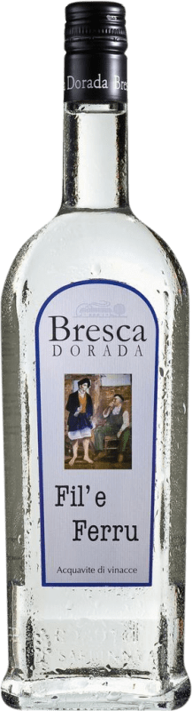 Envio grátis | Licores Bresca Dorada Fil'e Ferru Acquavite di Vinacce Cerdeña Itália 70 cl