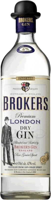 36,95 € | Ginebra Gin Broker's Premium Reino Unido 1 L