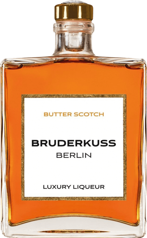 Envio grátis | Licores Bruderkuss Butter Scotch Pfälz Alemanha Garrafa Medium 50 cl