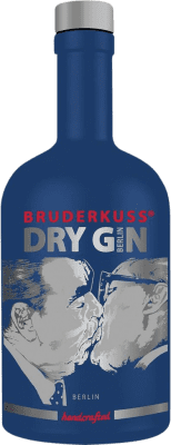 送料無料 | ジン Bruderkuss Classic Blue Edition Pfälz ドイツ ボトル Medium 50 cl