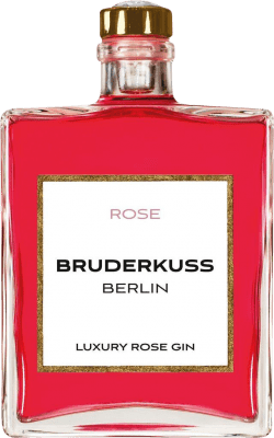 Бесплатная доставка | Джин Bruderkuss Luxury Rose Gin Пфальце Германия бутылка Medium 50 cl