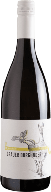 Free Shipping | White wine Bruker Dry I.G. Baden Baden-Württemberg Germany Pinot Grey 75 cl