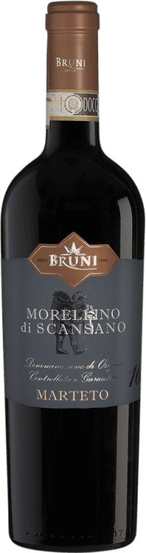 Free Shipping | Red wine Cascina Bruni Marteto D.O.C.G. Morellino di Scansano Italy Sangiovese, Nebbiolo, Alicante Bouschet 75 cl