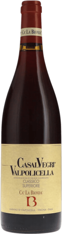 免费送货 | 红酒 Cà la Bionda Casal Vegri Classico Superiore D.O.C. Valpolicella Venecia 意大利 Corvina, Rondinella, Corvinone 75 cl