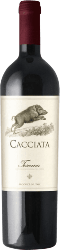 Бесплатная доставка | Красное вино Cacciata Rosso I.G.T. Toscana Тоскана Италия Syrah, Cabernet Sauvignon, Sangiovese 75 cl