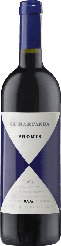 Free Shipping | Red wine Gaja Ca' Marcanda Promis I.G.T. Toscana Tuscany Italy Merlot, Sangiovese, Nebbiolo Magnum Bottle 1,5 L