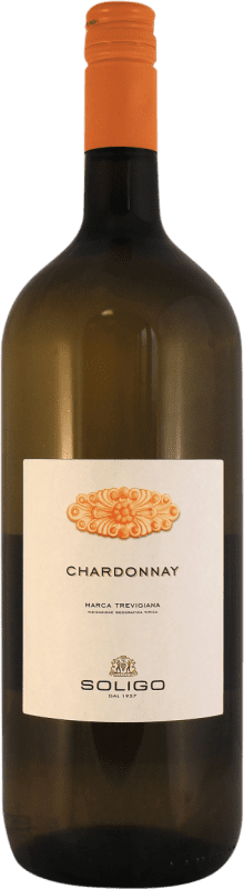 12,95 € | 白酒 Colli del Soligo I.G.T. Marca Trevigiana Venecia 意大利 Chardonnay 瓶子 Magnum 1,5 L