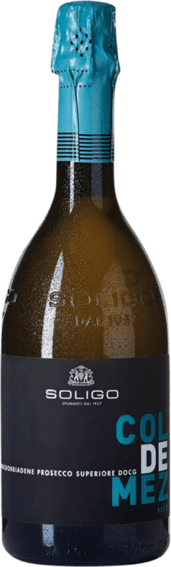 13,95 € | 白スパークリングワイン Colli del Soligo Col de Mez Spumante Brut D.O.C.G. Prosecco di Valdobbiadene Superiore di Cartizze Venecia イタリア Prosecco 75 cl