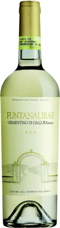 26,95 € Бесплатная доставка | Белое вино Cantina del Vermentino Monti. Funtanaliras D.O.C.G. Vermentino di Gallura