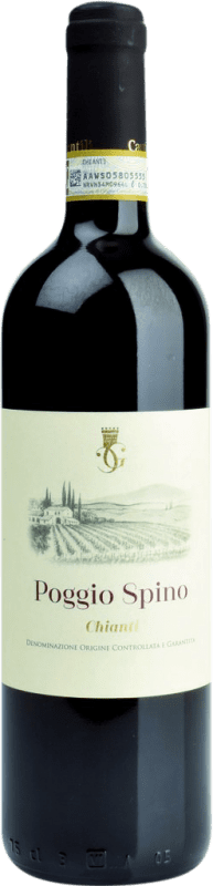 送料無料 | 赤ワイン Cantina Gentili Poggio Spino D.O.C.G. Chianti イタリア Sangiovese, Colorino 75 cl