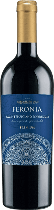 Бесплатная доставка | Красное вино Galasso Feronia Premium — Премиум D.O.C. Montepulciano d'Abruzzo Абруцци Италия Montepulciano — Монтепульчано 75 cl