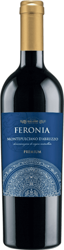 Spedizione Gratuita | Vino rosso Galasso Feronia Premium D.O.C. Montepulciano d'Abruzzo Abruzzo Italia Montepulciano 75 cl