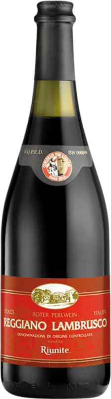 6,95 € | Red wine Riunite Reggiano Sweet I.G.T. Emilia Romagna Emilia-Romagna Italy Lambrusco 75 cl