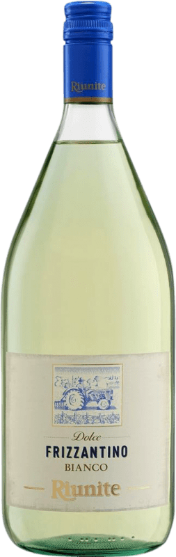 Envoi gratuit | Blanc mousseux Riunite Frizzante Bianco Doux I.G.T. Emilia Romagna Émilie-Romagne Italie Nebbiolo, Garganega Bouteille Magnum 1,5 L