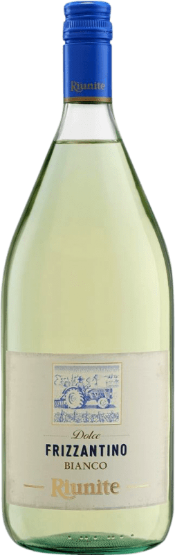 Kostenloser Versand | Weißer Sekt Riunite Dulce — Lieblich Frizzante — Perlwein I.G.T. Emilia Romagna Emilia-Romagna Italien Nebbiolo, Garganega Magnumflasche 1,5 L
