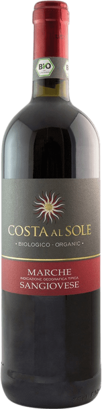 Free Shipping | Red wine Volpi Costa al Sole I.G.T. Marche Marcas Italy Sangiovese Organic 75 cl