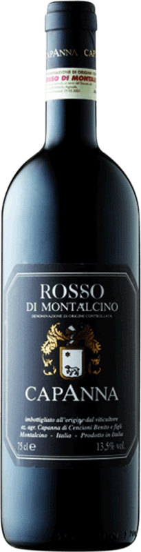 Бесплатная доставка | Красное вино Capanna D.O.C. Rosso di Montalcino Тоскана Италия Sangiovese — Санджовезе 75 cl