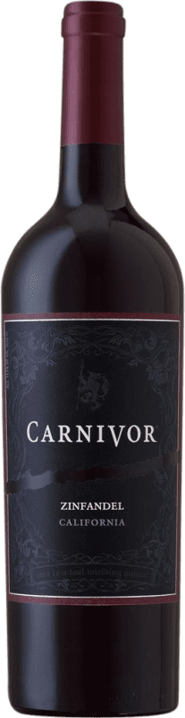 12,95 € | Красное вино Carnivor I.G. California Калифорния Соединенные Штаты Zinfandel — Зинфандель 75 cl