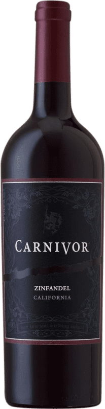 Free Shipping | Red wine Carnivor I.G. California California United States Zinfandel 75 cl