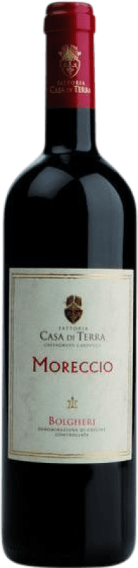 34,95 € Spedizione Gratuita | Vino rosso Casa di Terra. Moreccio Rosso D.O.C. Bolgheri