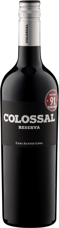 9,95 € | Red wine Santos Lima Colossal Reserve I.G. Vinho Regional de Lisboa Lisboa Portugal Syrah, Nebbiolo, Tinta Roriz, Alicante Bouschet 75 cl