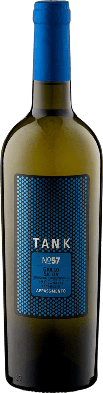 11,95 € Spedizione Gratuita | Vino Bianco Caruso e Minini Tank Nº 57 Appassimento D.O.C. Sicilia