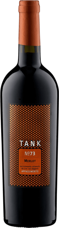 Free Shipping | Red wine Caruso e Minini Tank Nº 73 Appassimento I.G.T. Veneto Venecia Italy Merlot 75 cl