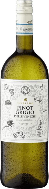 免费送货 | 白起泡酒 Caruso e Minini Cipriano I.G.T. Venezia Venecia 意大利 Pinot Grey 1 L