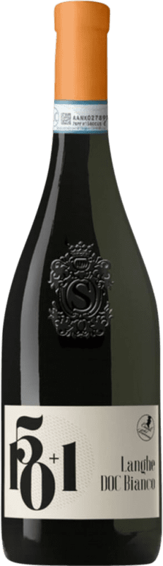 Бесплатная доставка | Белое вино Barone 150 + 1 Bianco D.O.C. Langhe Пьемонте Италия Arneis, Chardonnay 75 cl