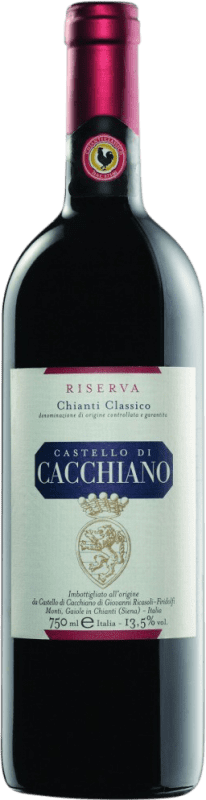 Kostenloser Versand | Rotwein Castello di Cacchiano Reserve D.O.C.G. Chianti Italien Sangiovese, Schwarzer Malvasier, Colorino, Canaiolo 75 cl