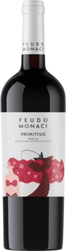 Free Shipping | Red wine Castello Monaci I.G.T. Puglia Puglia Italy Primitivo 75 cl
