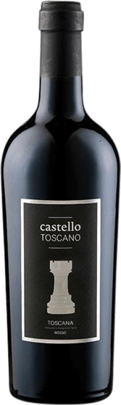 17,95 € Spedizione Gratuita | Vino rosso Castello Toscano. Rosso I.G.T. Toscana